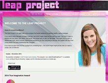 Tablet Screenshot of leapproject.com